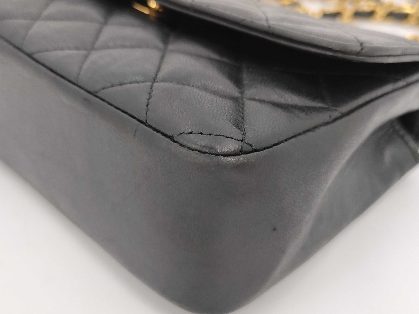 CHANEL Mini Matelasse Shoulder Bag, Black