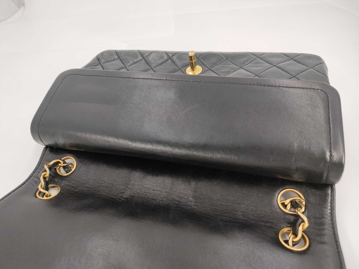 CHANEL Shoulder Bag W Flap Black Bag