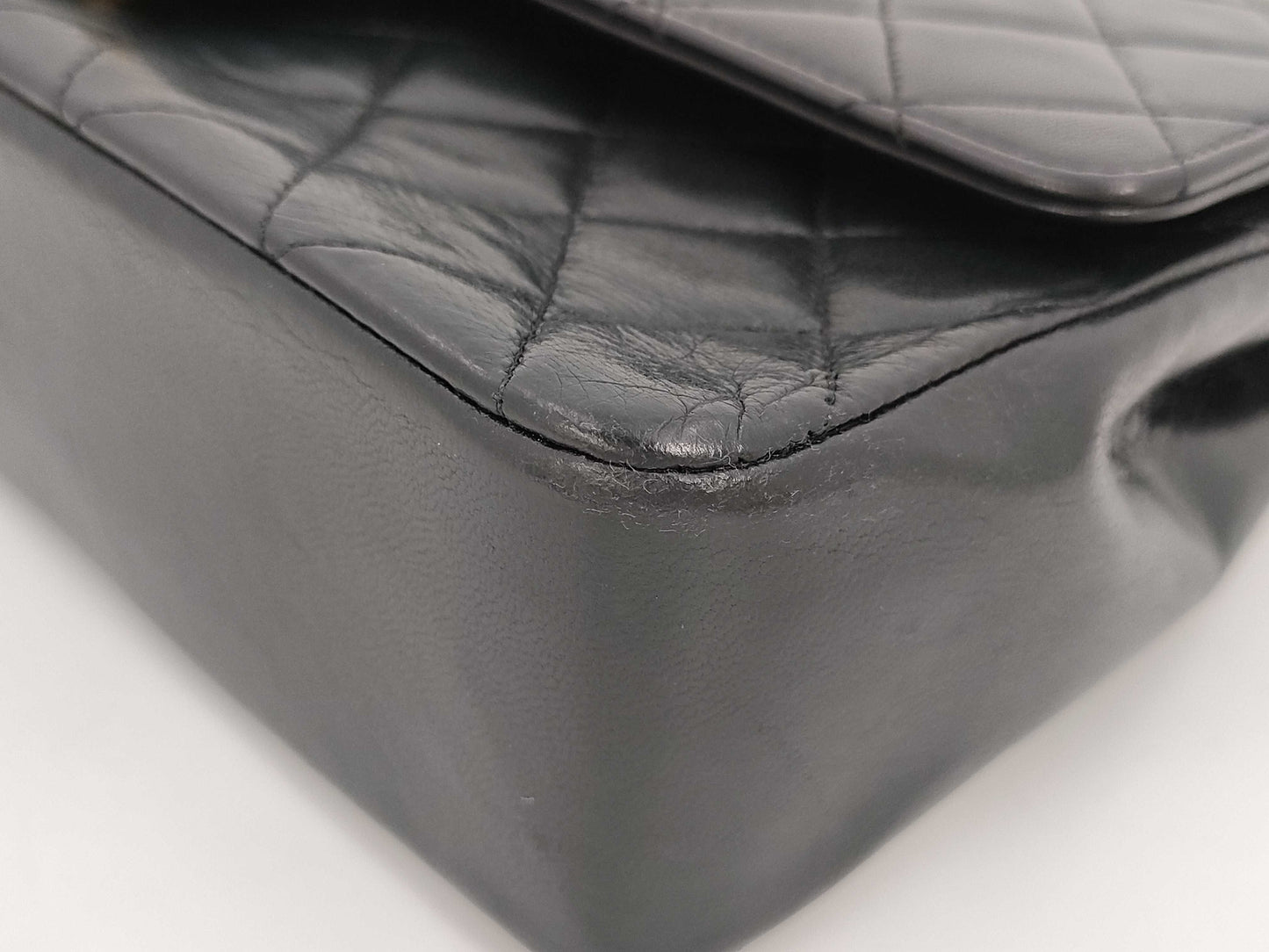 CHANEL Shoulder Bag W Flap Black Bag