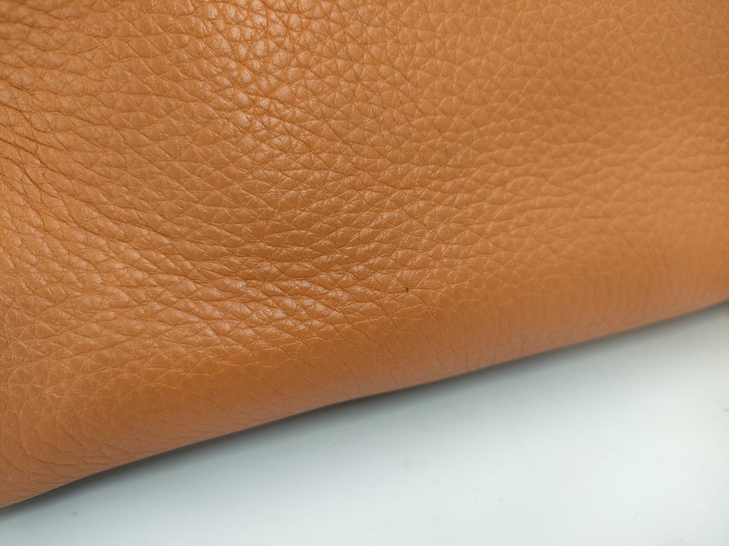 HERMES Birkin 35 Handbag, Orange Togo Leather, Silver Hardware, K Stamp