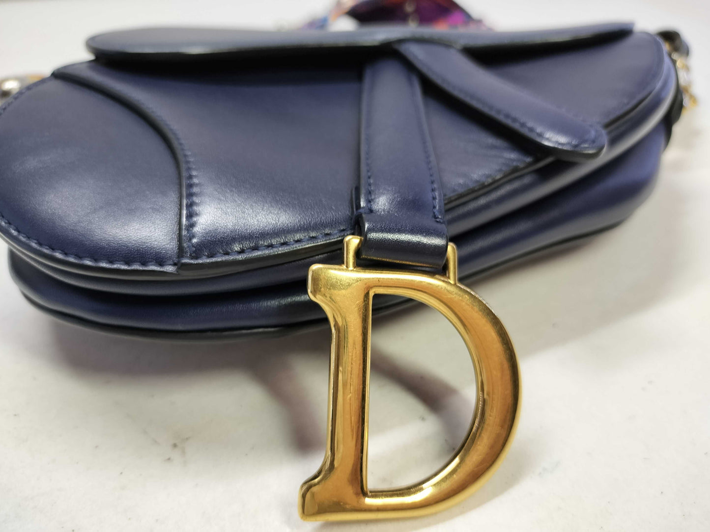 Dior Dior Oblique Saddle Bag Canvas Shoulder Bag