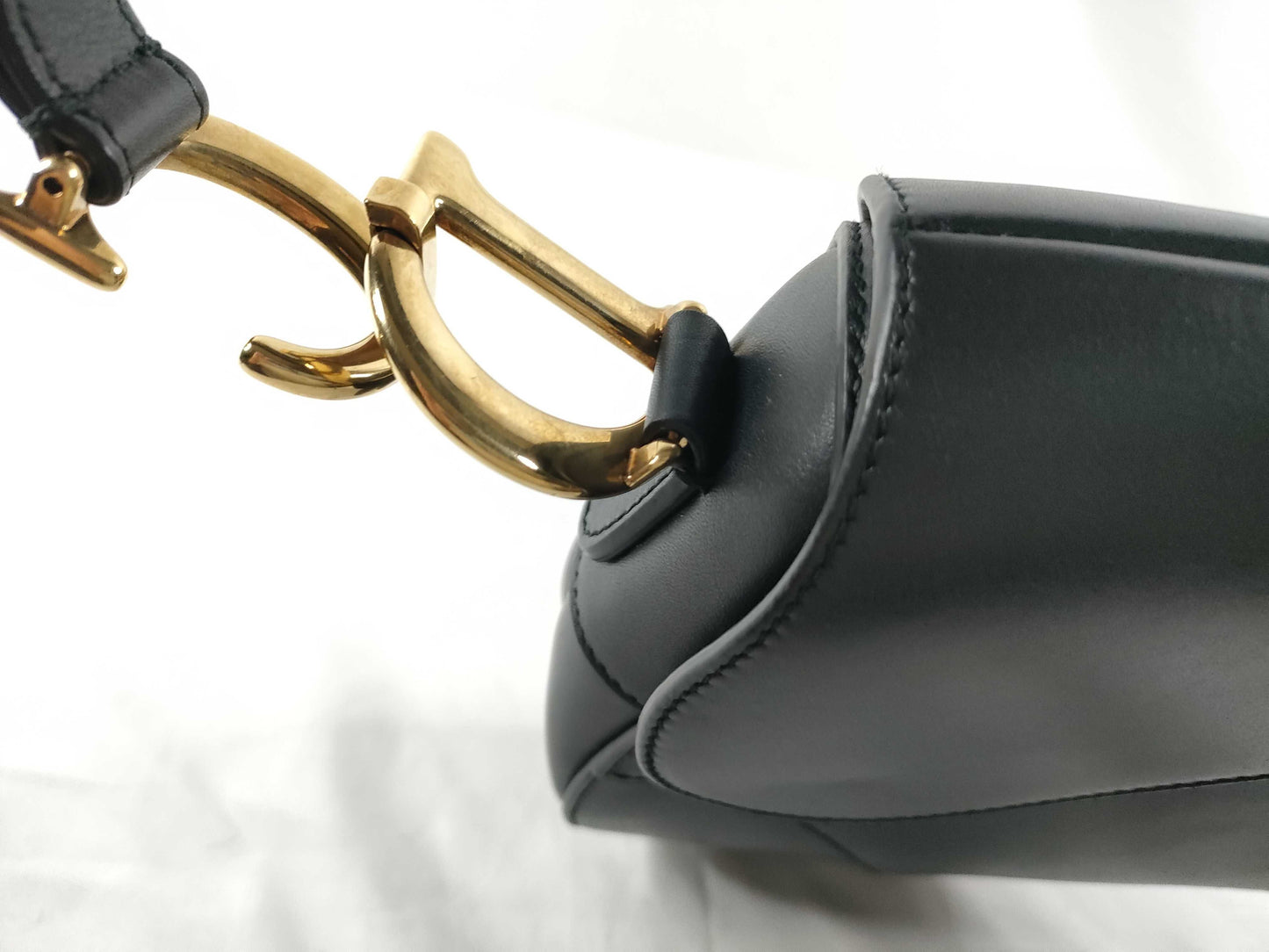 Dior Dior Oblique Saddle Bag Canvas Shoulder Bag