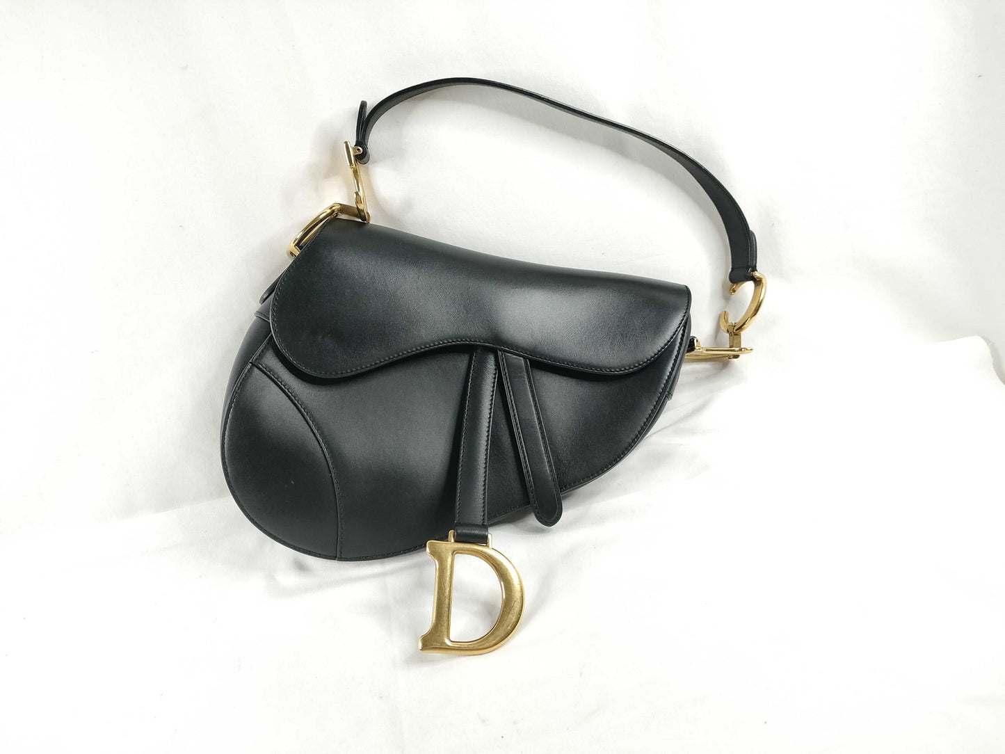 Dior Dior Oblique Saddle Bag Canvas Shoulder Bag