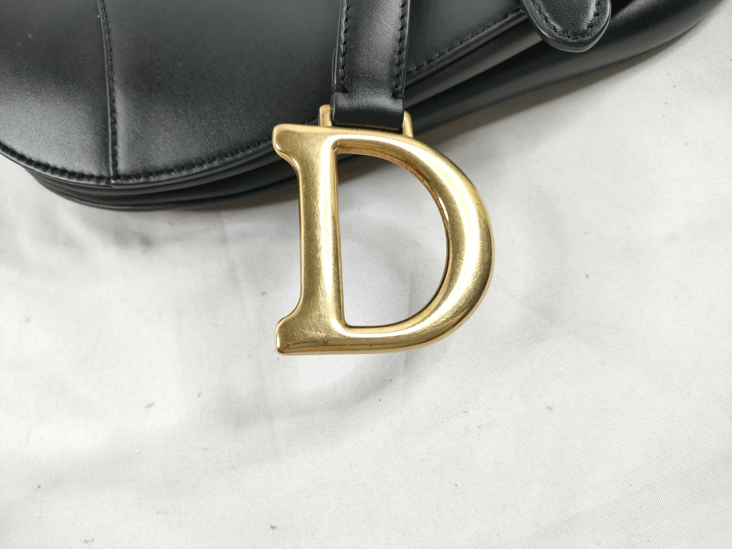 Dior Dior Oblique Saddle Bag Canvas Shoulder Bag