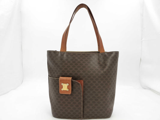 CELINE Macadam Shoulder Bag Handbag