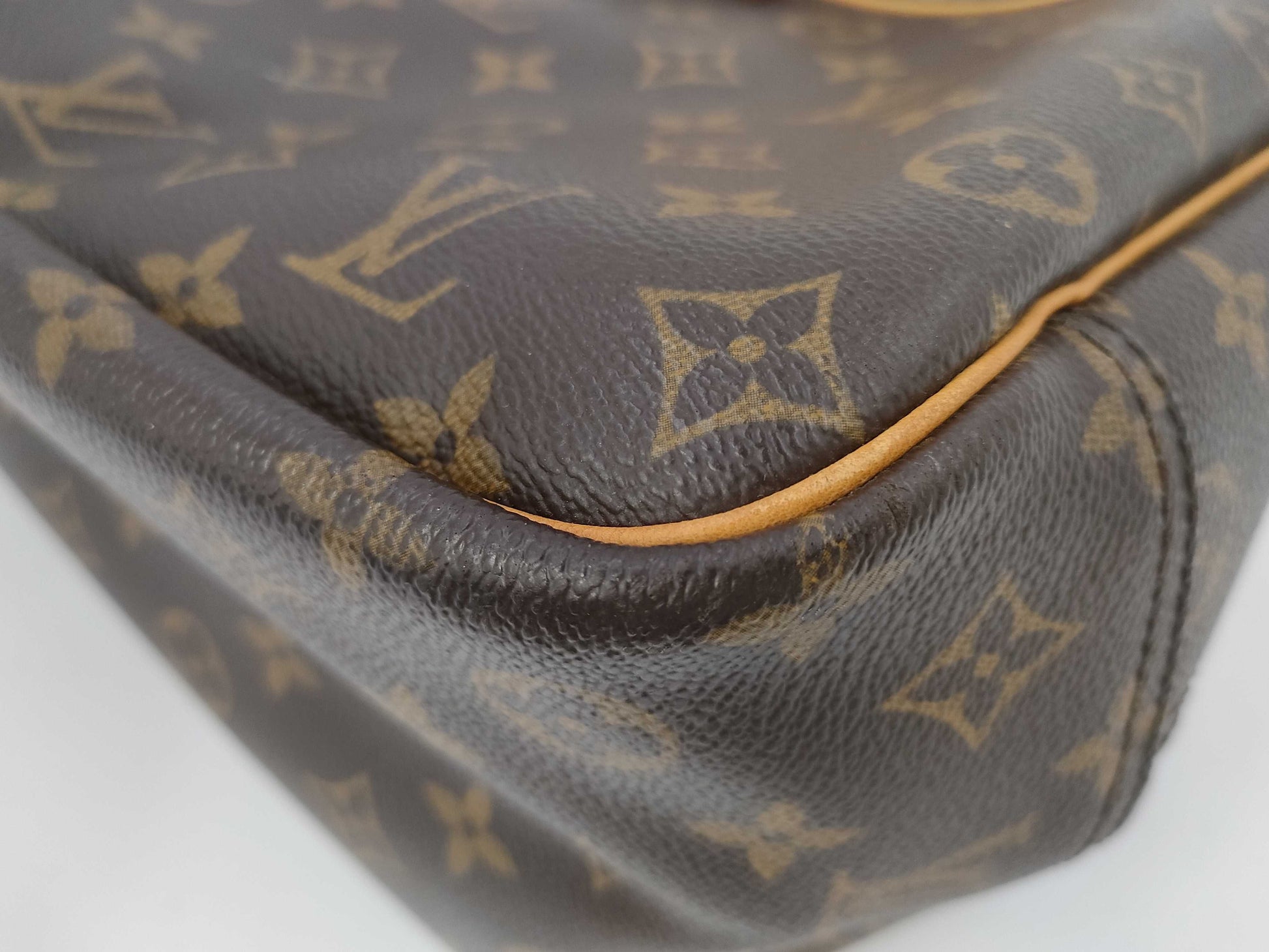 LOUIS VUITTON Monogram Deauville MB1004 Boston Bag