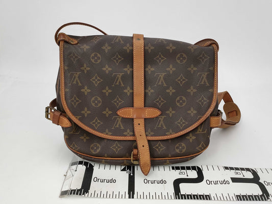 LOUIS VUITTON LOUIS VUITTON Louis Vuitton Monogram Saumur 30 AR1922 Shoulder Bag
