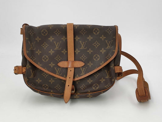 LOUIS VUITTON LOUIS VUITTON Louis Vuitton Monogram Saumur 30 AR1922 Shoulder Bag