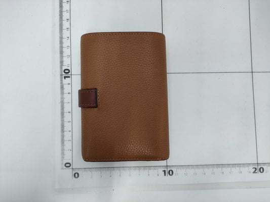 LOEWE Vertical Wallet Small Calfskin Brown Wallet