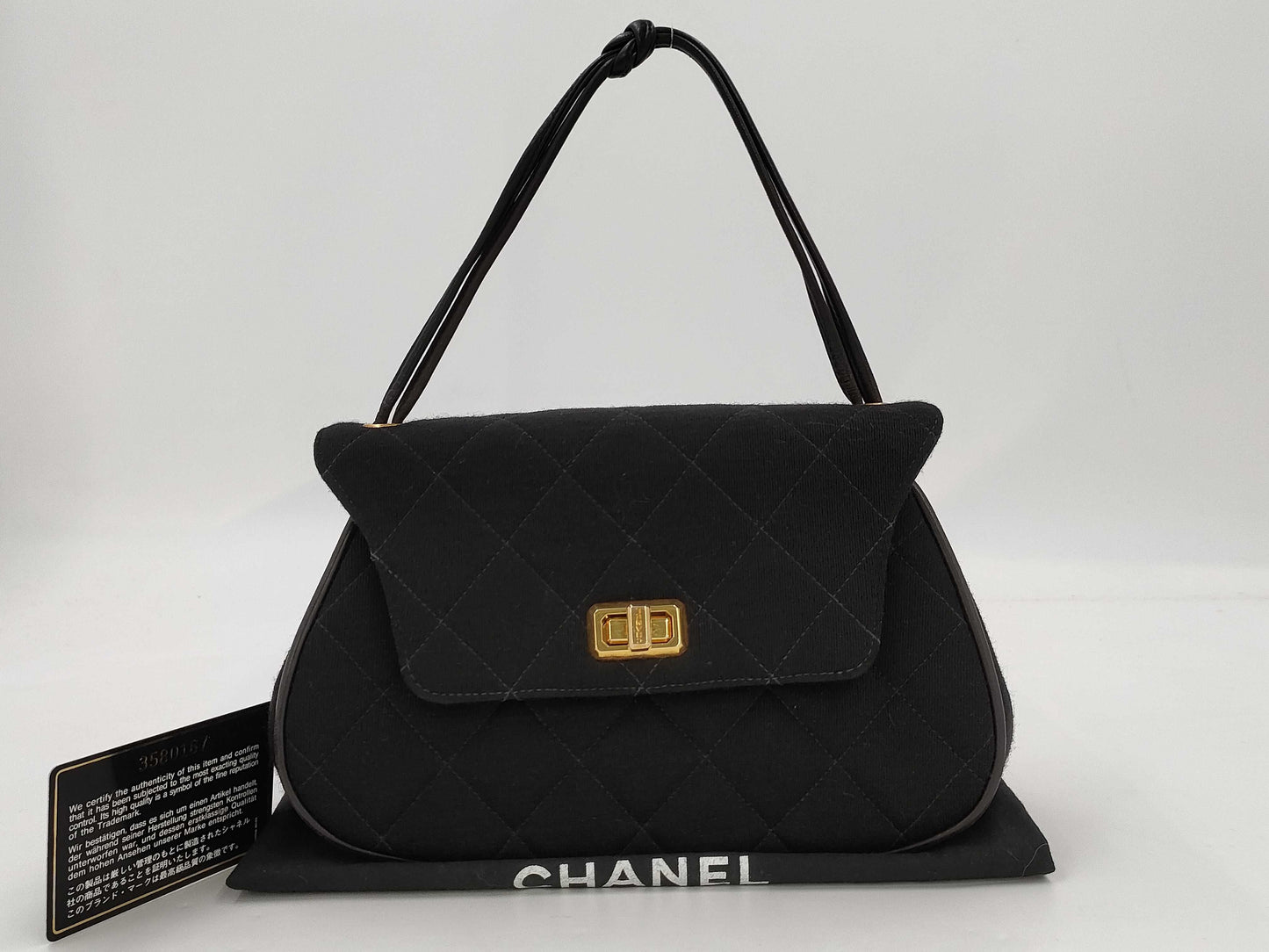 CHANEL Chanel handbag black handbag