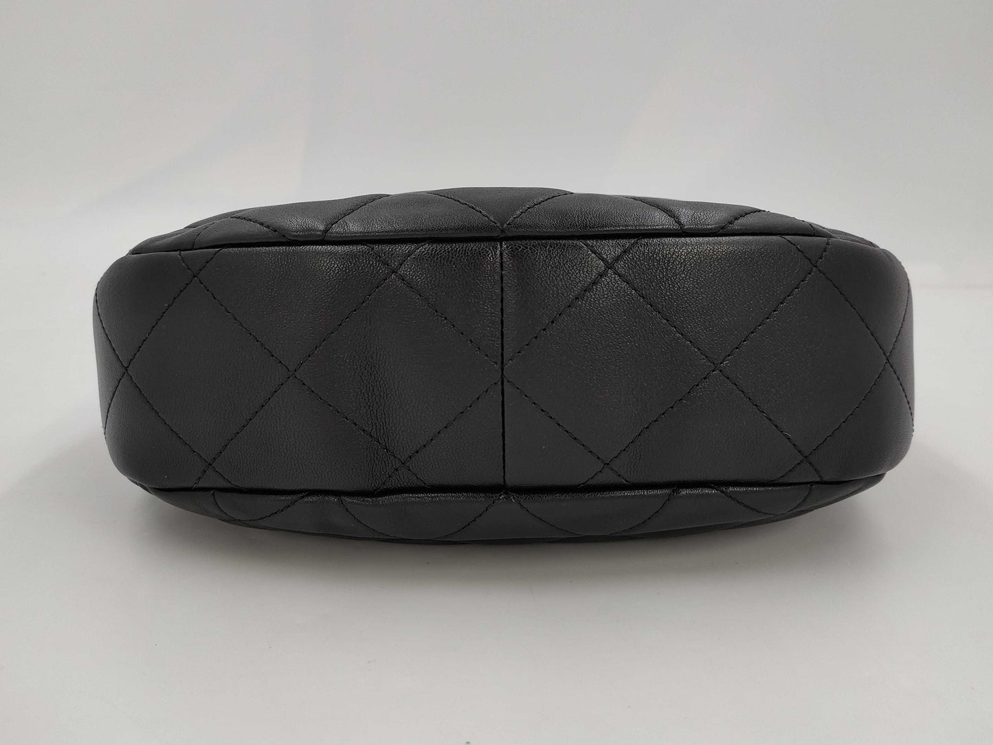 CHANEL Chain Shoulder Bag Hobo Bag Matelasse Lambskin Black Shoulder Bag