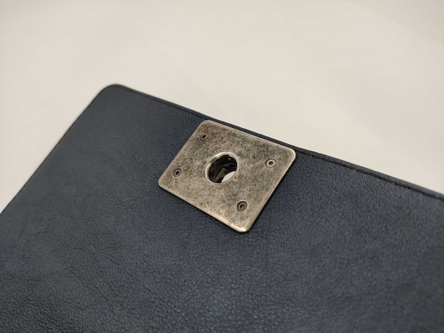 CHANEL Boy Chanel 20 Shoulder Bag Blue