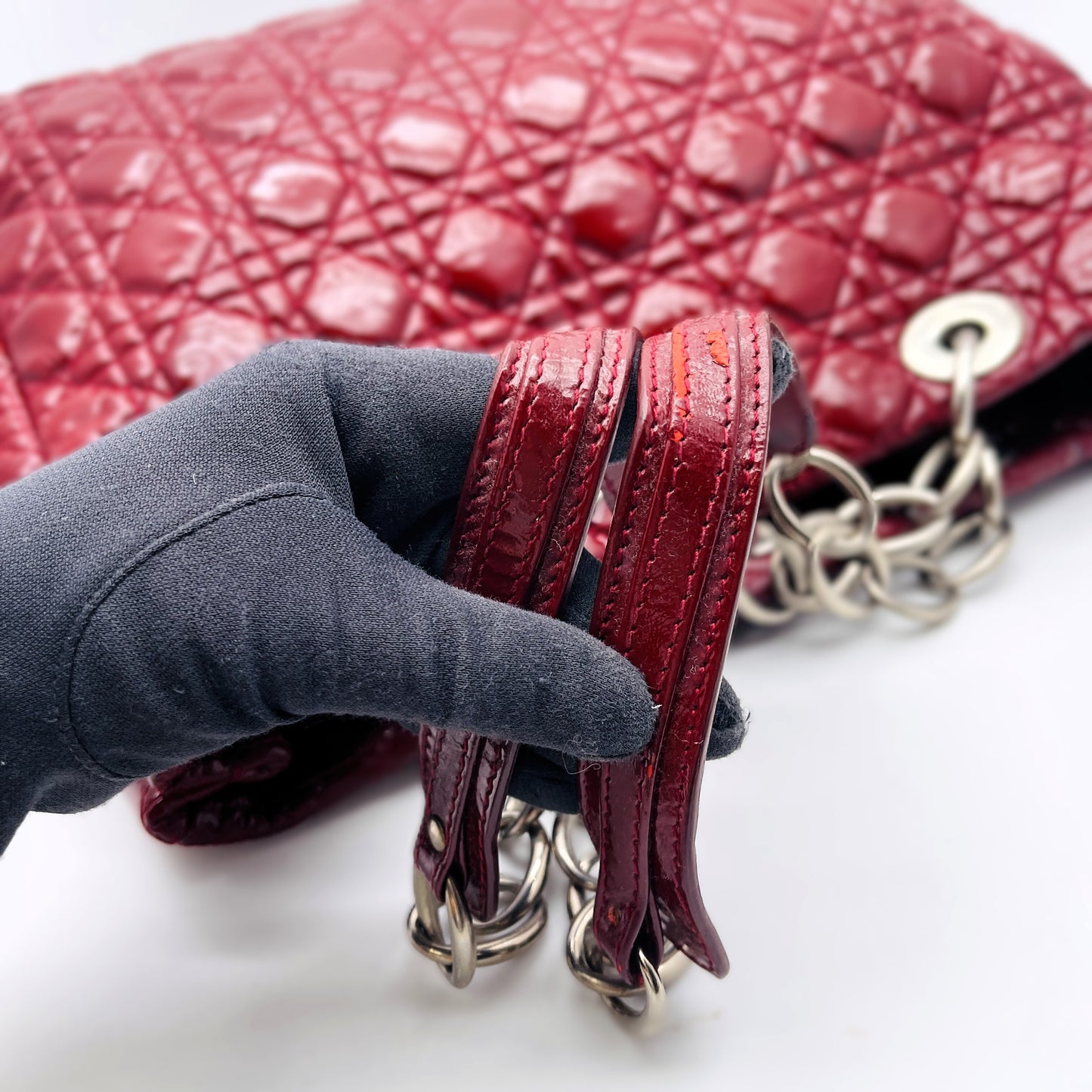 Dior Christian Dior Cannage Tote Bag Shoulder Bag