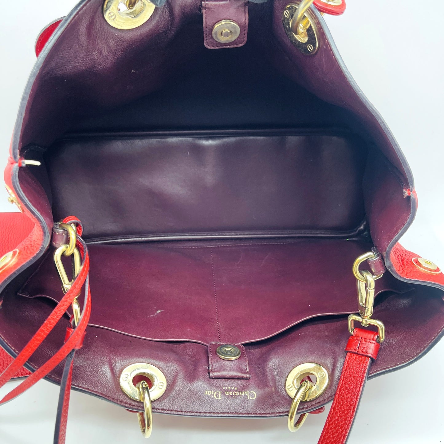 Dior Christian Dior Diorissimo 2-Way Shoulder Bag with Pouch