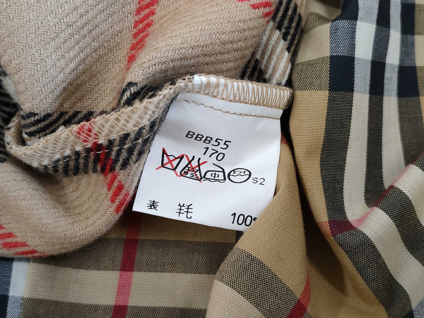 BURBERRY London Nova Check Lined Balcony Coat