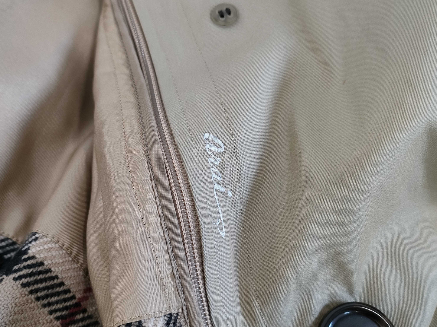 BURBERRY Nova Check Trench Coat with Cashmere Lining