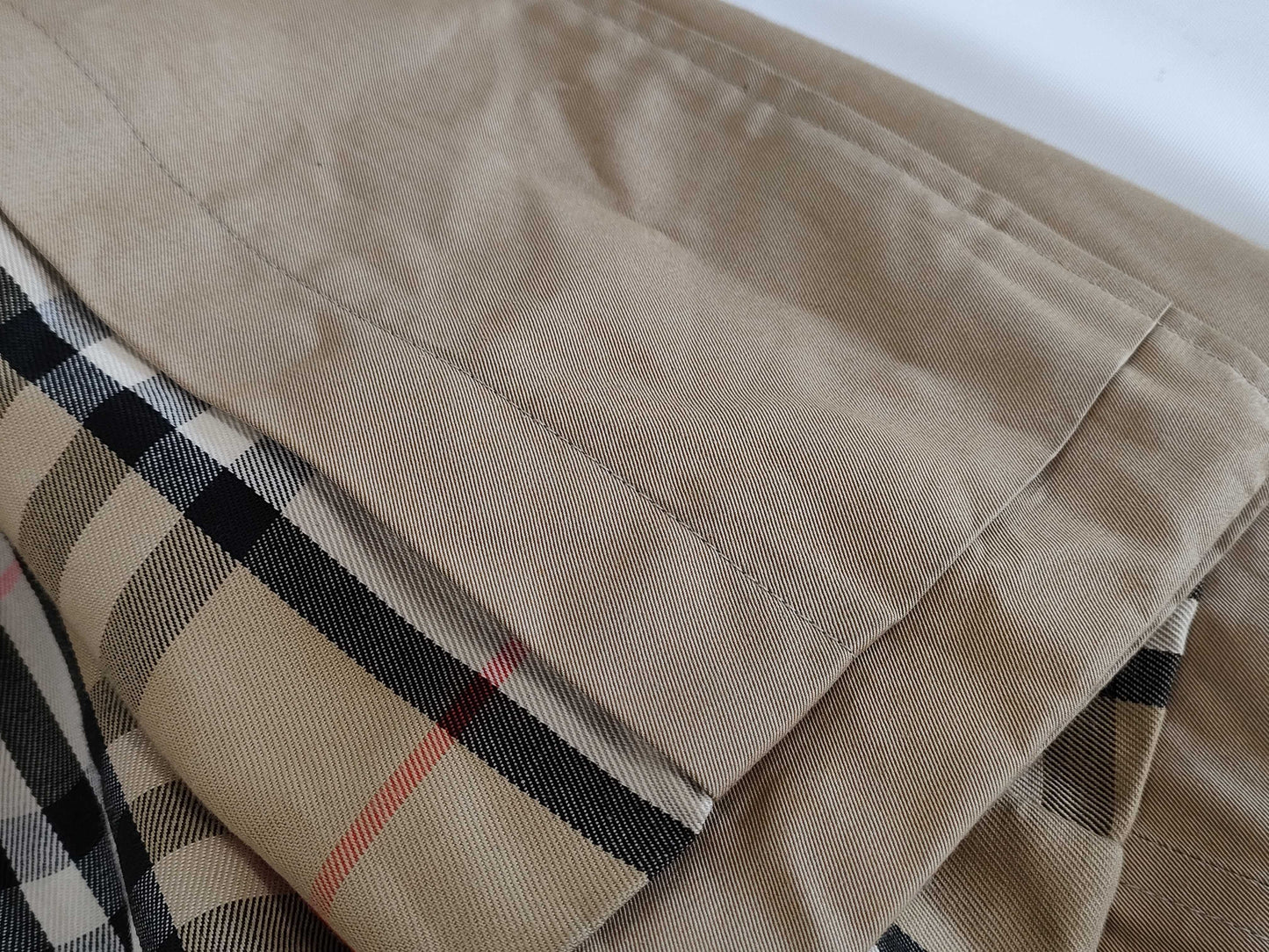 BURBERRY Nova Check Trench Coat with Liner