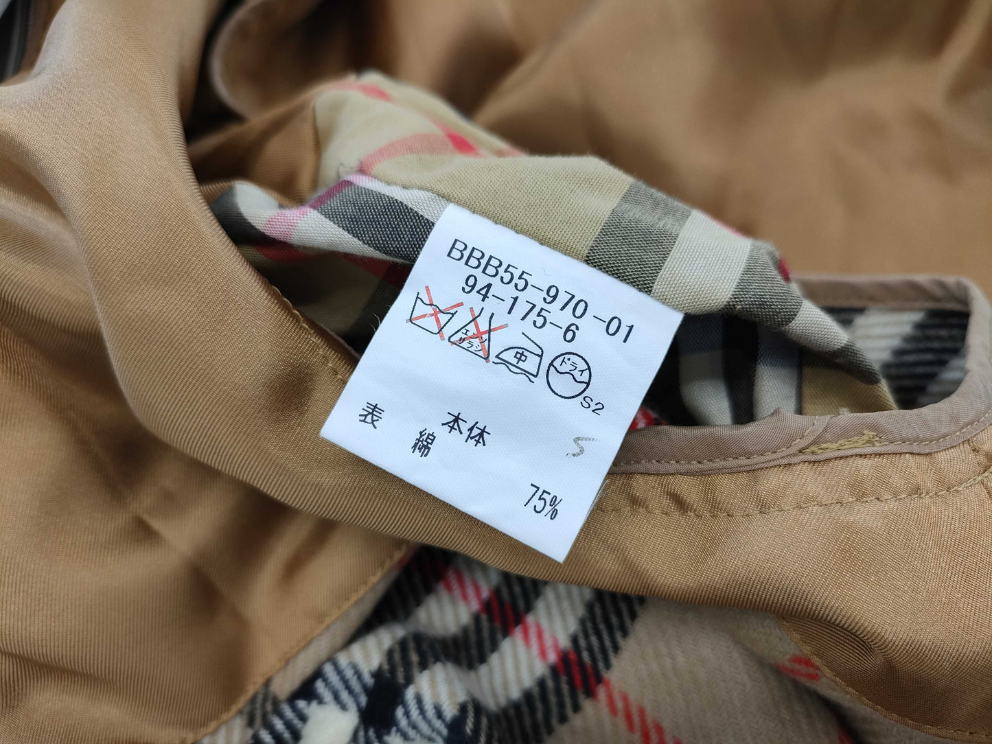BURBERRY London Nova Check Long Coat with Liner