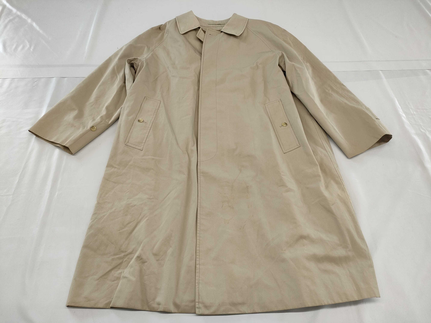 BURBERRY London Nova Check Long Coat with Liner