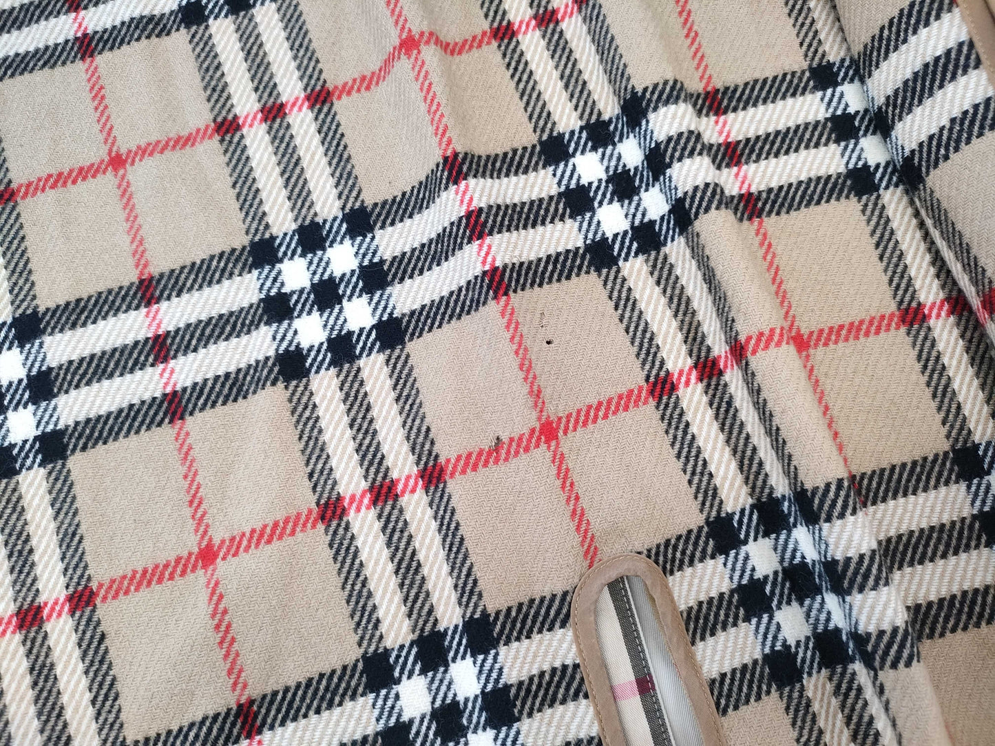 BURBERRY London Nova Check Long Coat with Liner
