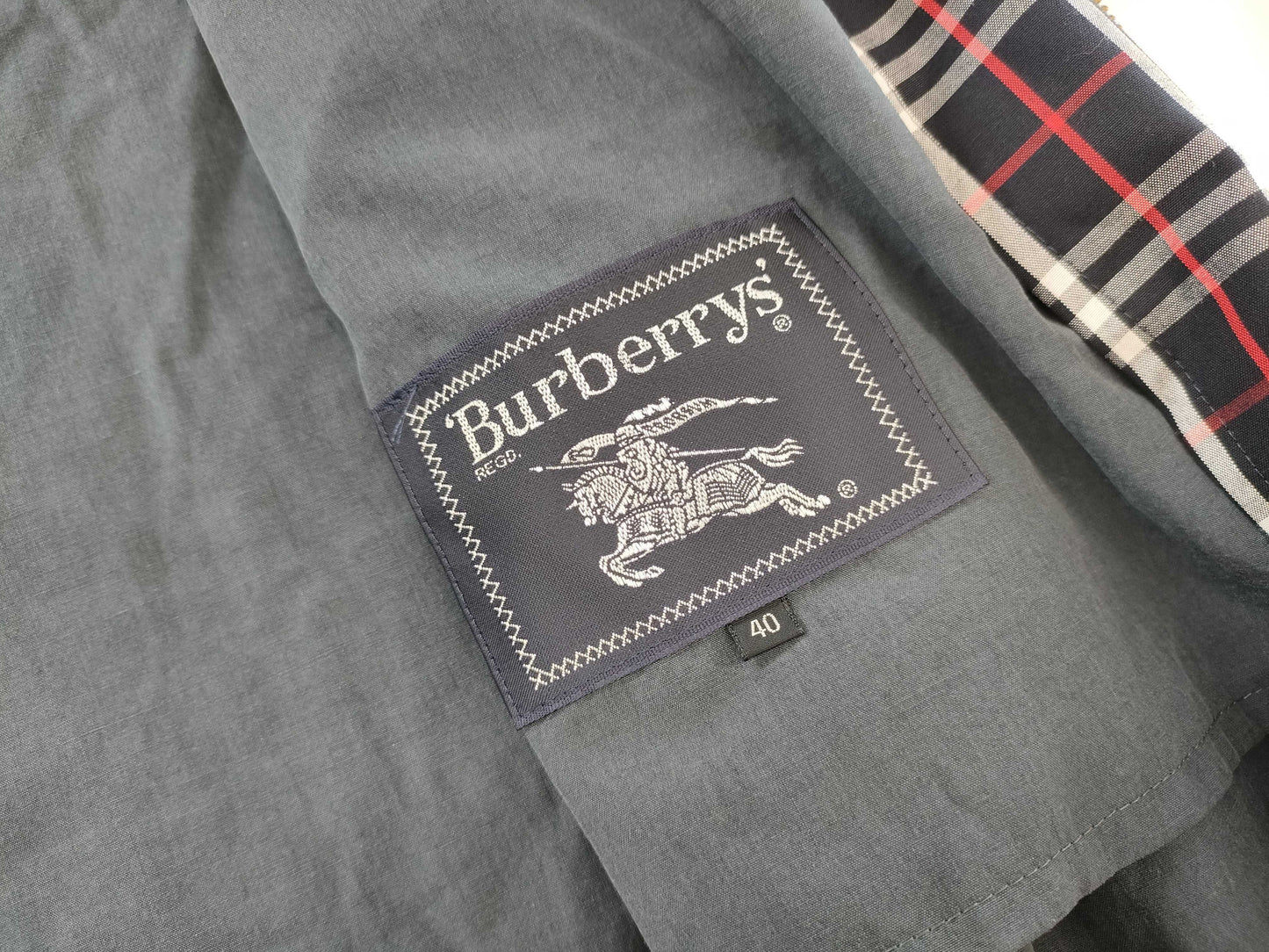 BURBERRY Nova Check Gold Button Hooded Coat