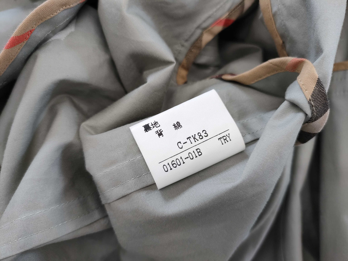 BURBERRY Nova Check Long Coat