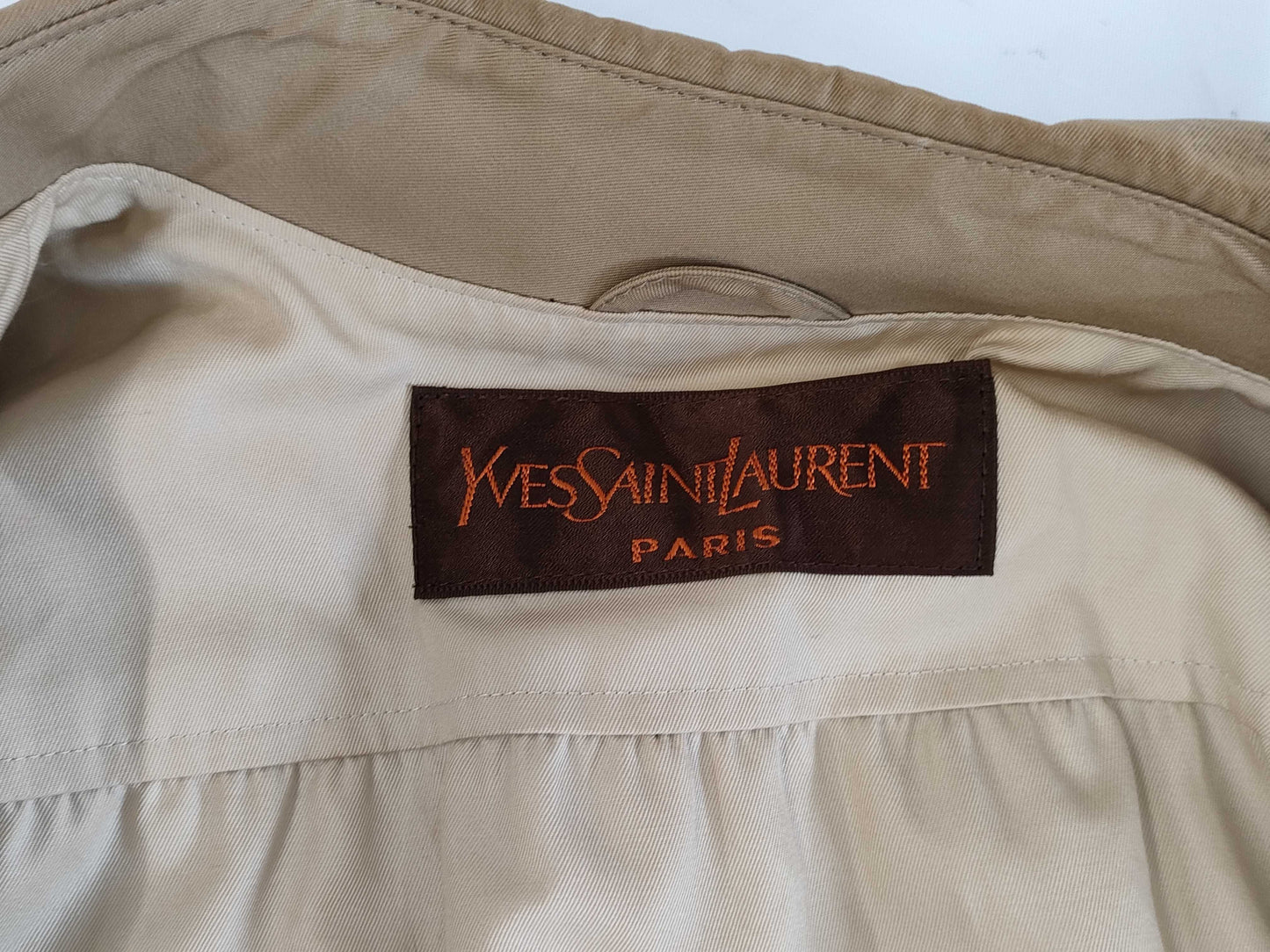 Yves Saint Laurent Balmacaan Coat Vintage