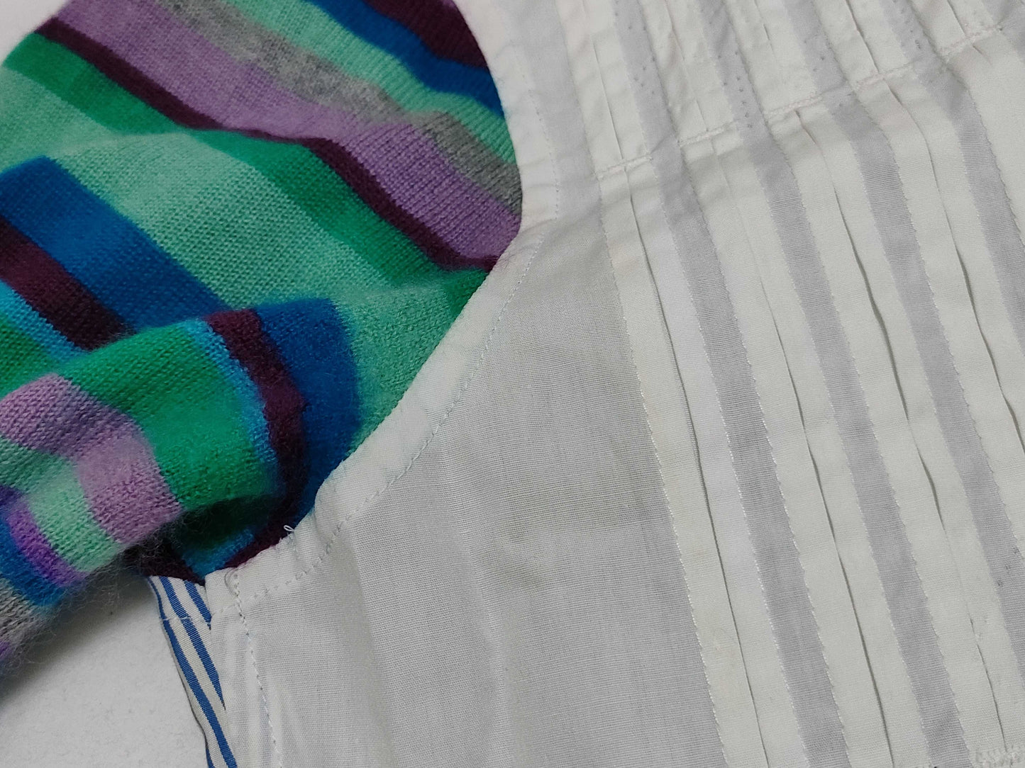 TORU ICHO Knit Switch Design Shirt