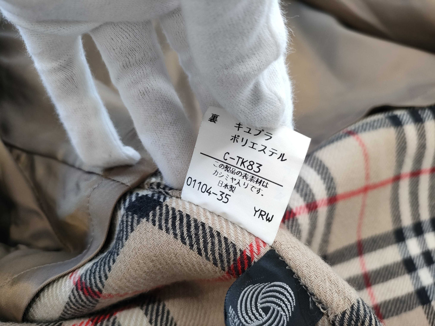 BURBERRY Nova Check Double-Face Cashmere Coat
