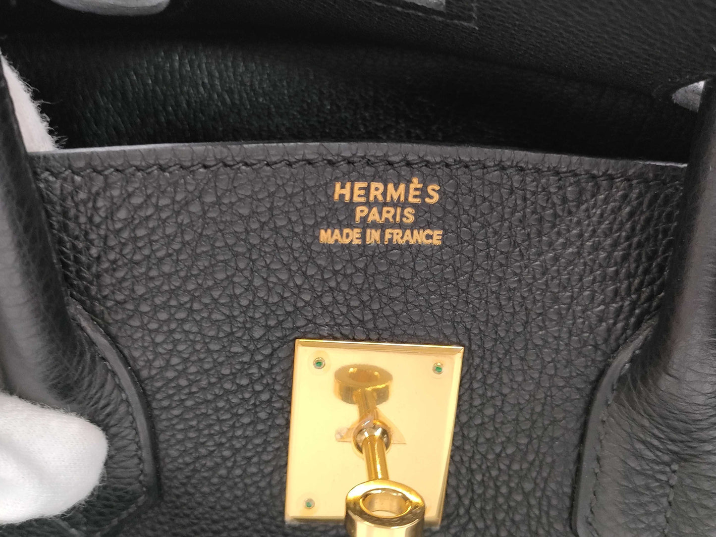HERMES HERMES Birkin 35 Black Handbag
