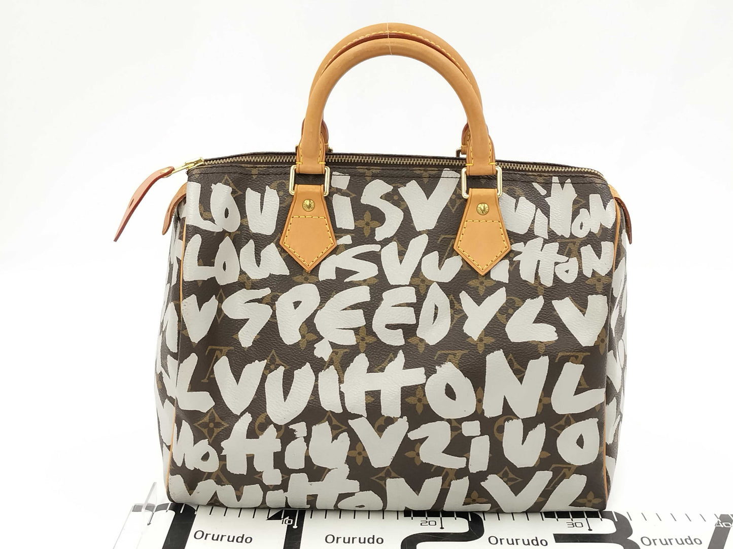 LOUIS VUITTON Graffiti Speedy Handbag