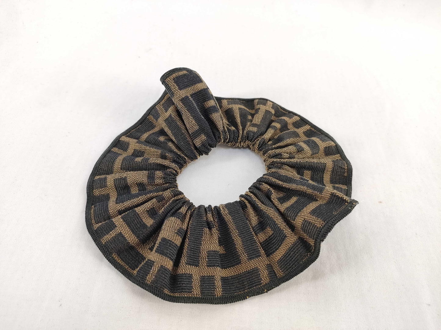 FENDI Zucca Hair Tie Scrunchie Hair Accessory