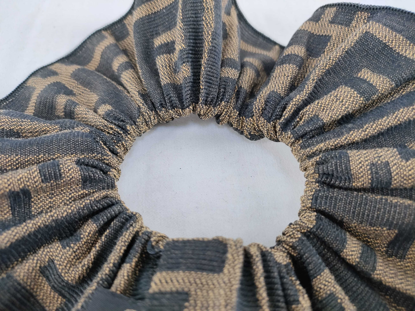 FENDI Zucca Hair Tie Scrunchie Hair Accessory