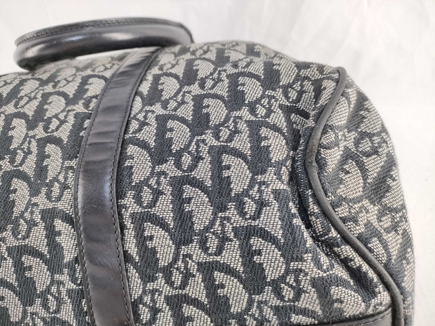 Dior Trotter Christian Dior Trotter Handbag Boston Bag Black Handbag