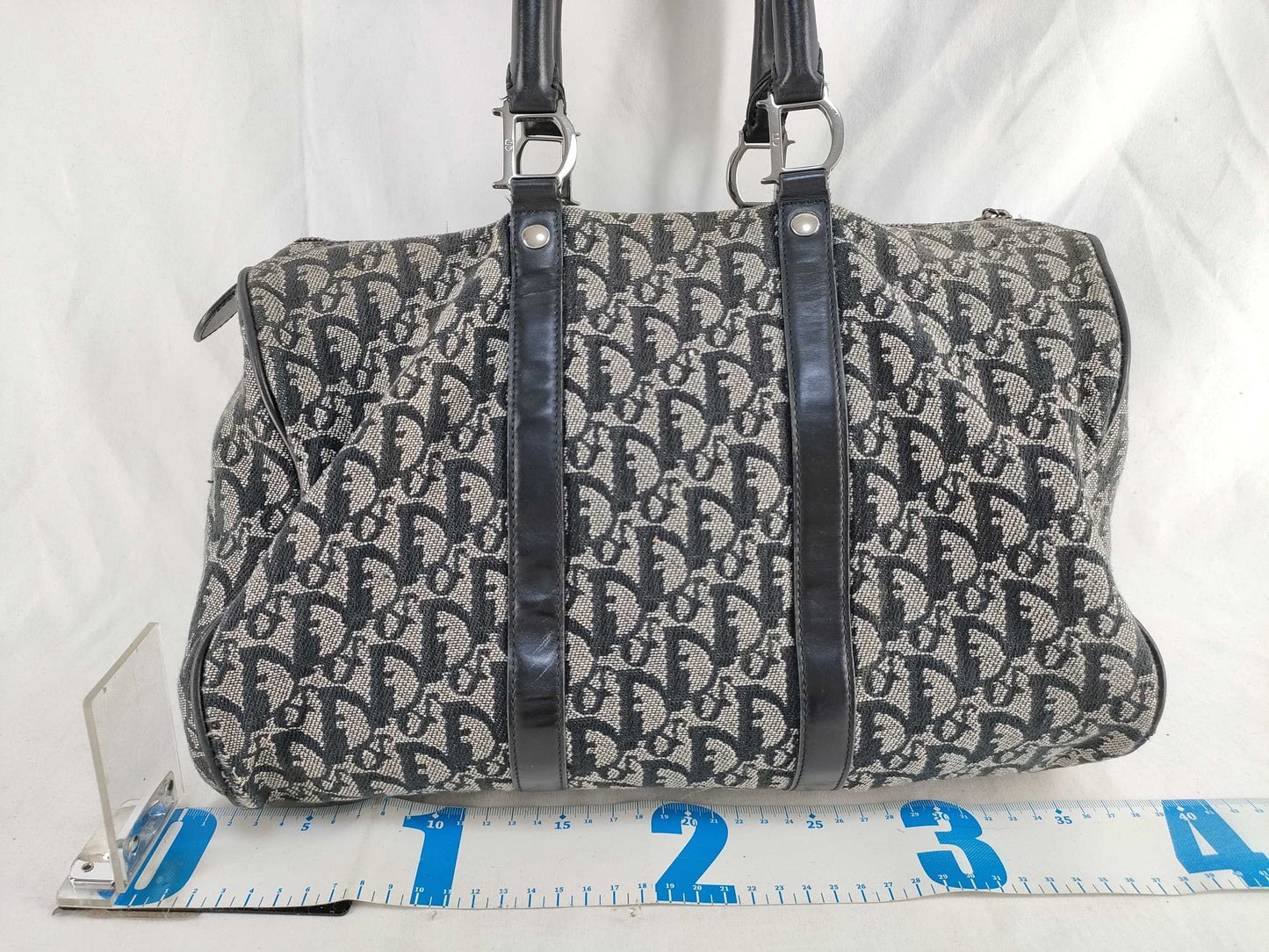 Dior Trotter Christian Dior Trotter Handbag Boston Bag Black Handbag