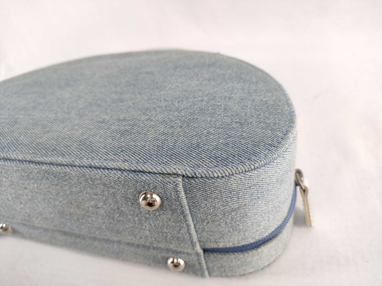 Dior Christian Dior Jewelry Box Handbag Makeup Pouch Denim Handbag