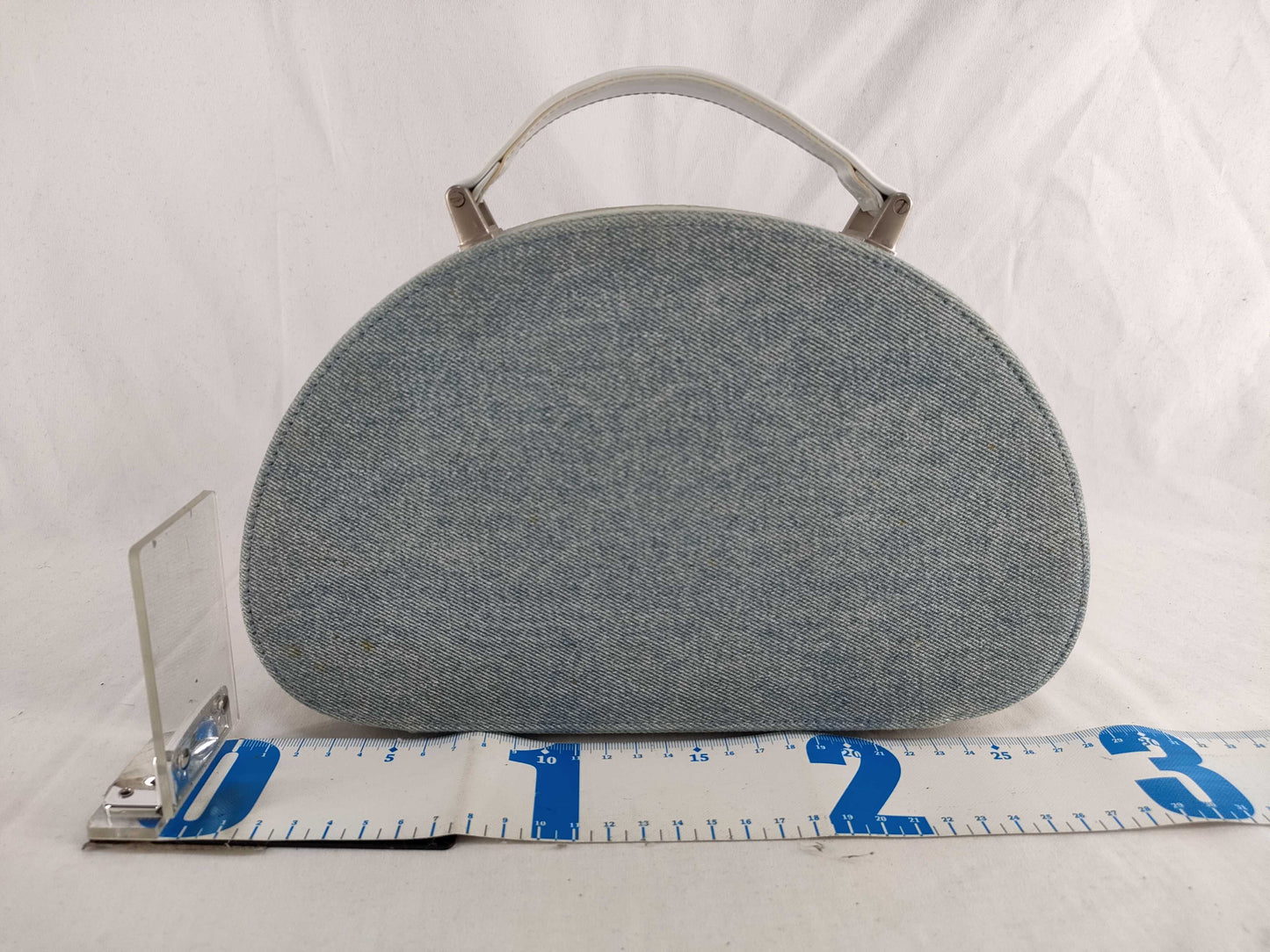 Dior Christian Dior Jewelry Box Handbag Makeup Pouch Denim Handbag