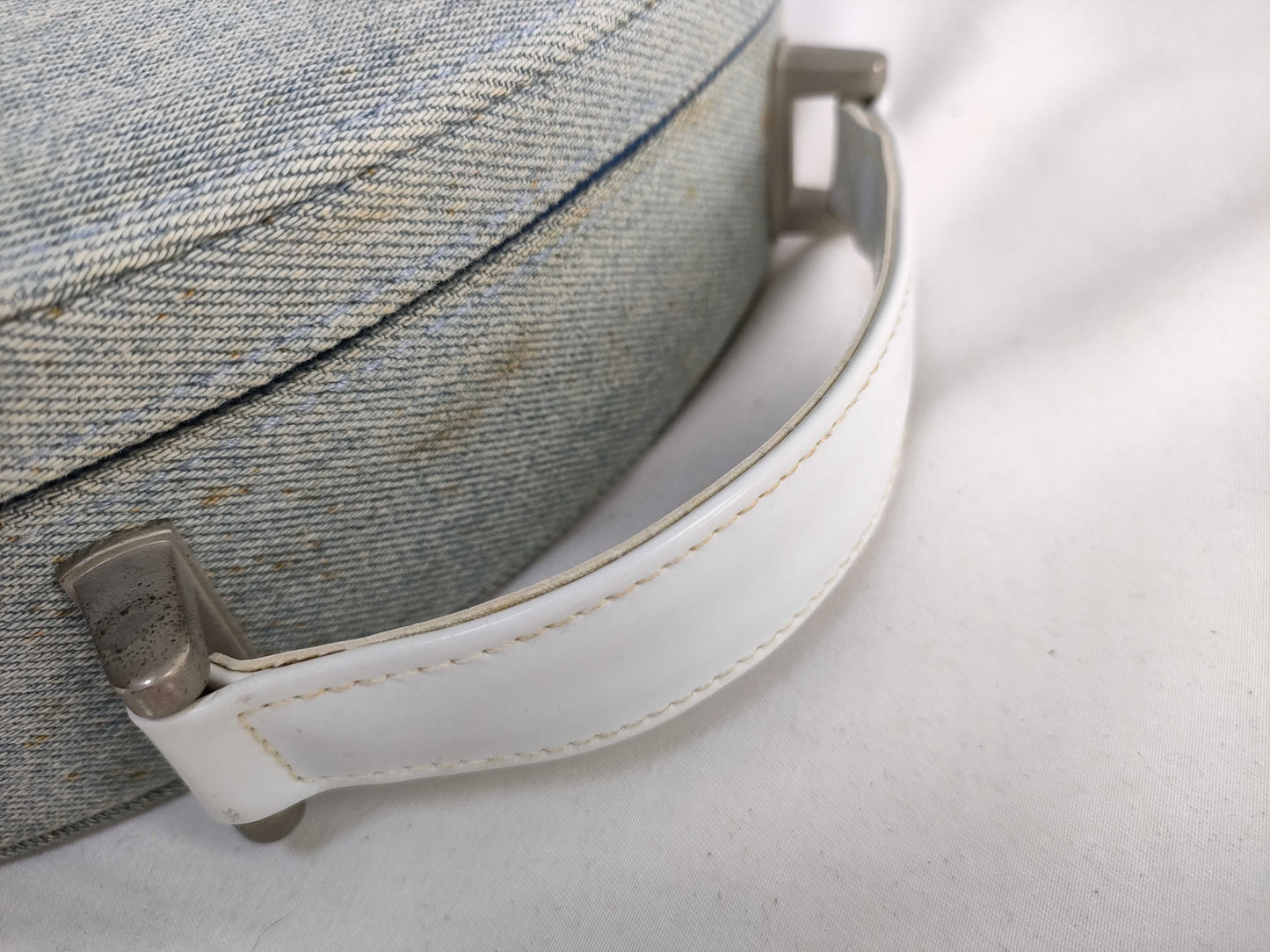 Dior Christian Dior Jewelry Box Handbag Makeup Pouch Denim Handbag