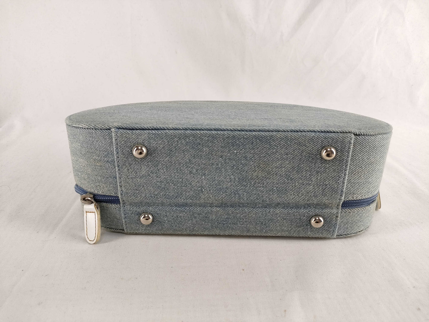 Dior Christian Dior Jewelry Box Handbag Makeup Pouch Denim Handbag