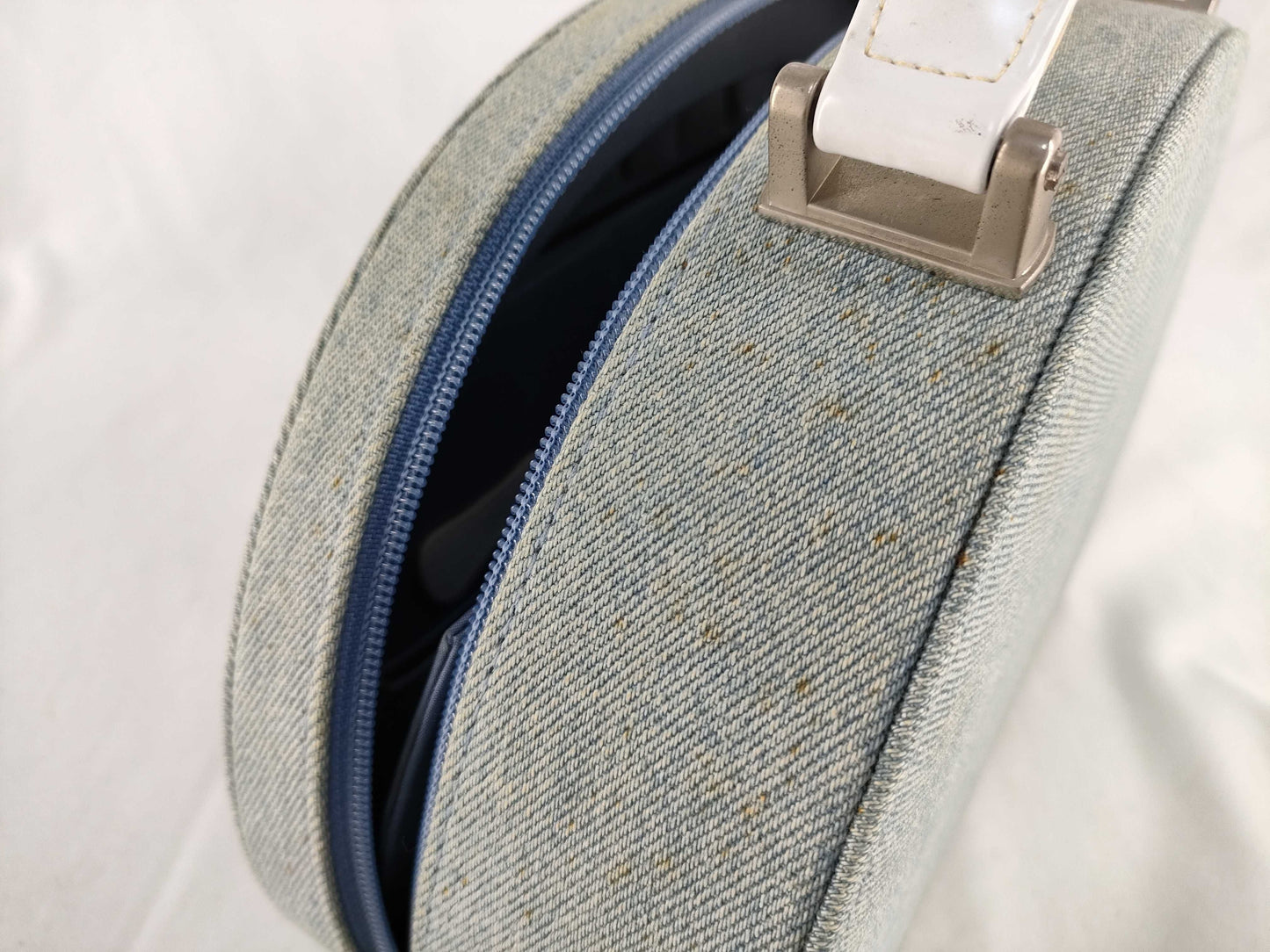 Dior Christian Dior Jewelry Box Handbag Makeup Pouch Denim Handbag