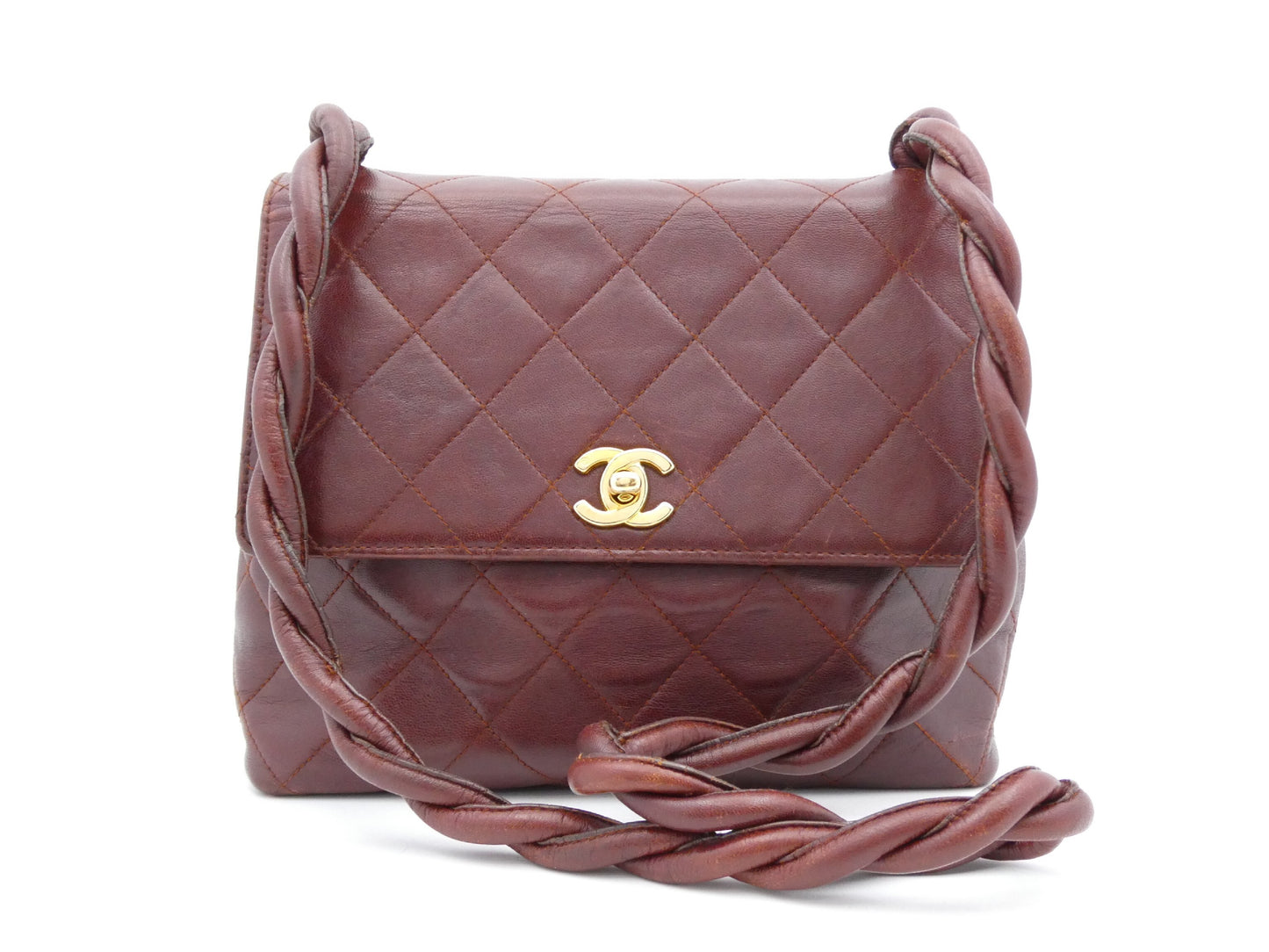 CHANEL Matelasse Coco Mark Twist Shoulder Bag
