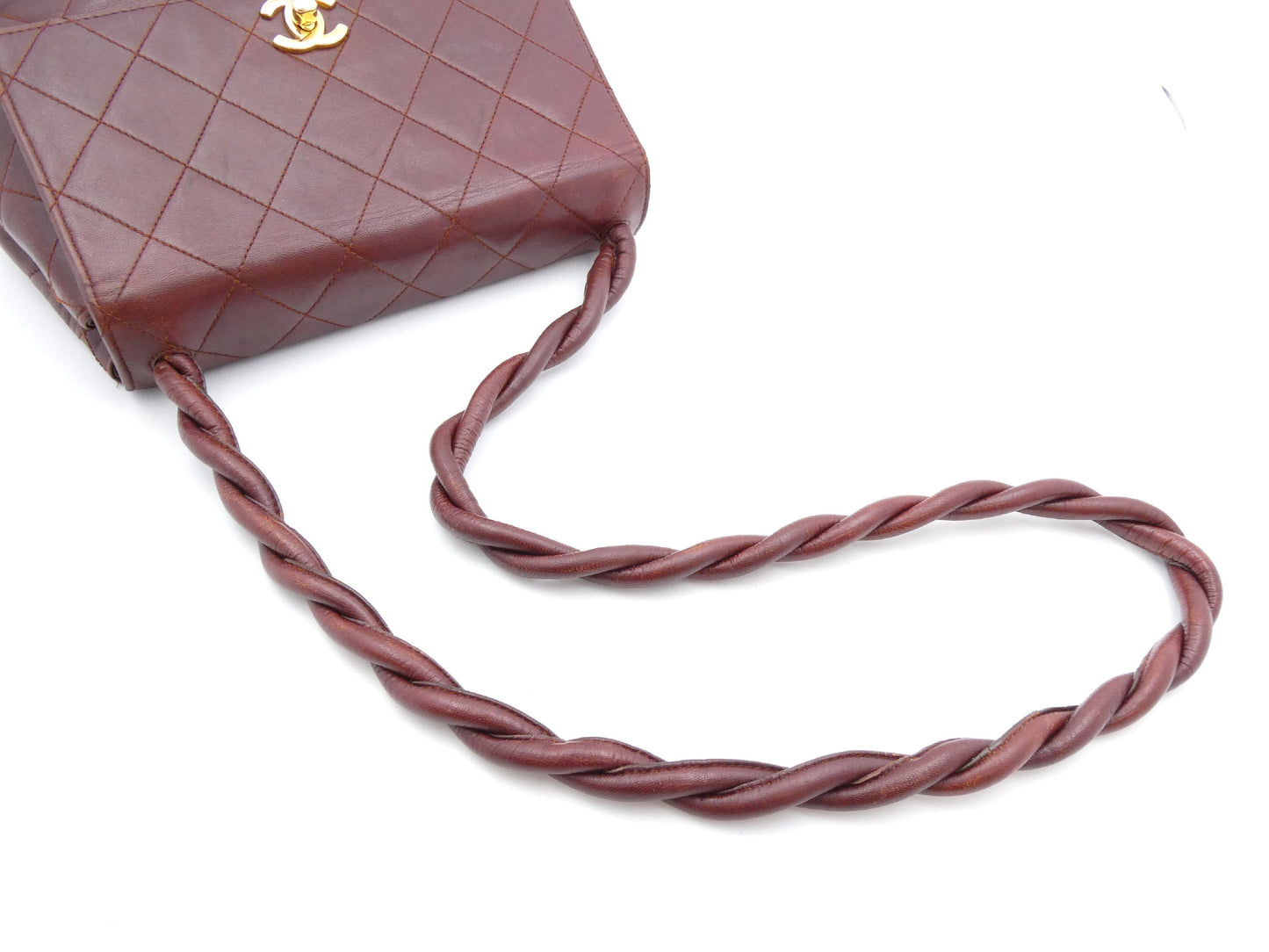 CHANEL Matelasse Coco Mark Twist Shoulder Bag