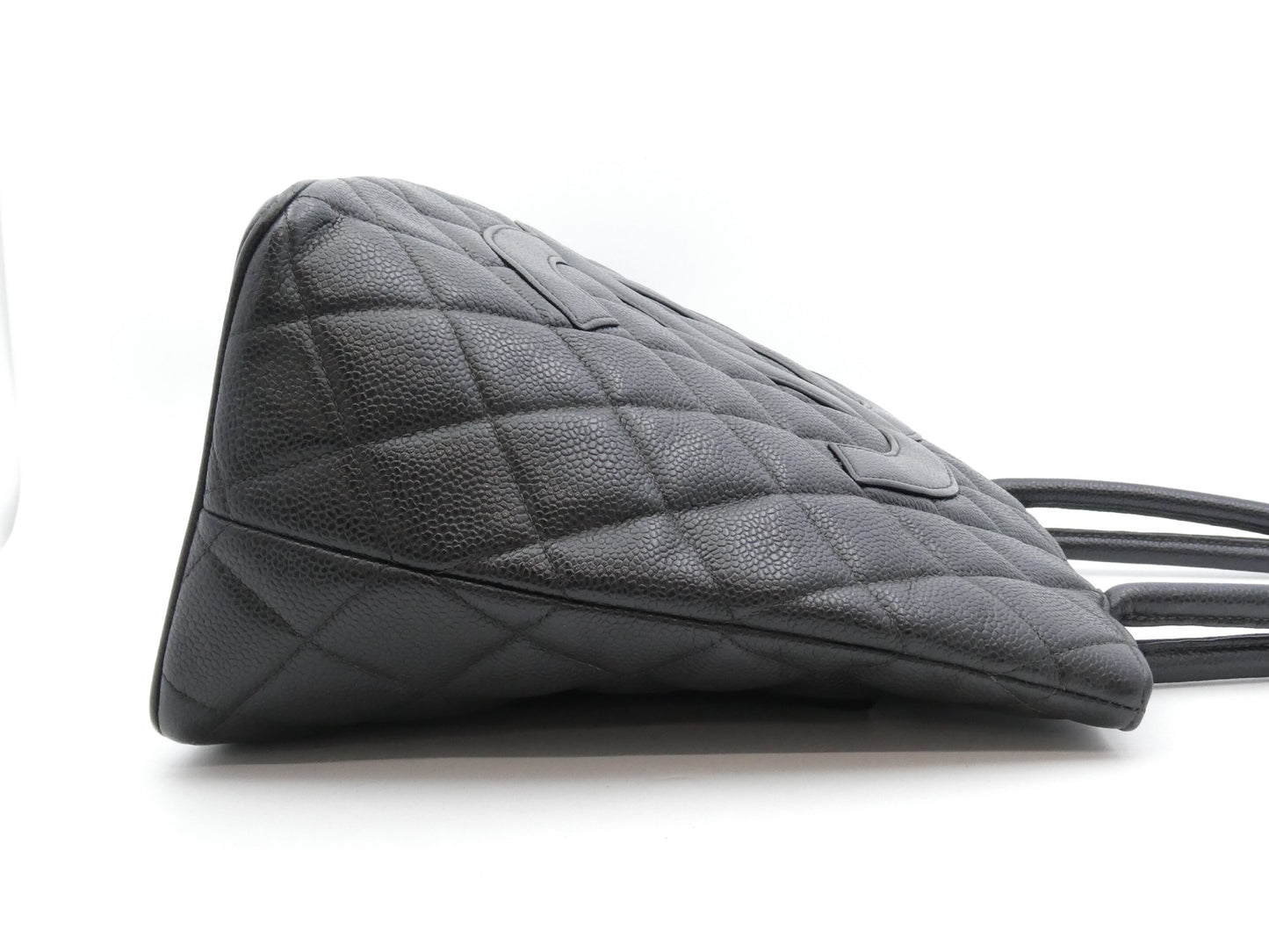 CHANEL Reissue Tote Bag Caviar Skin Coco Mark