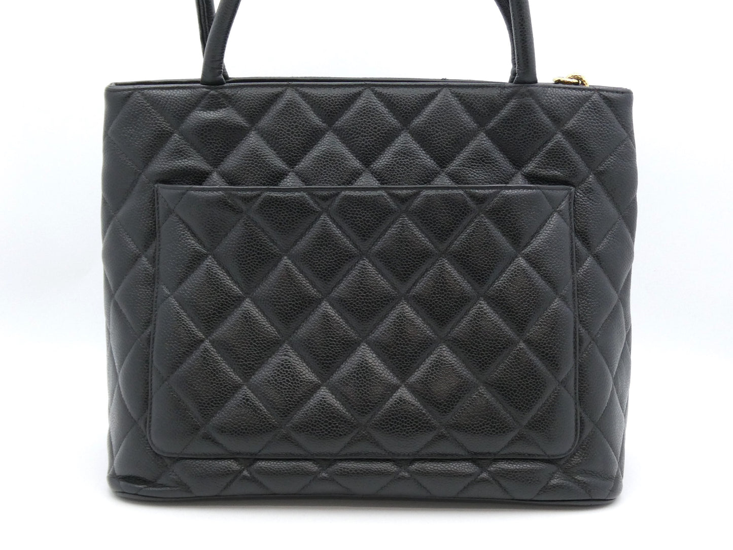 CHANEL Reissue Tote Bag Caviar Skin Coco Mark