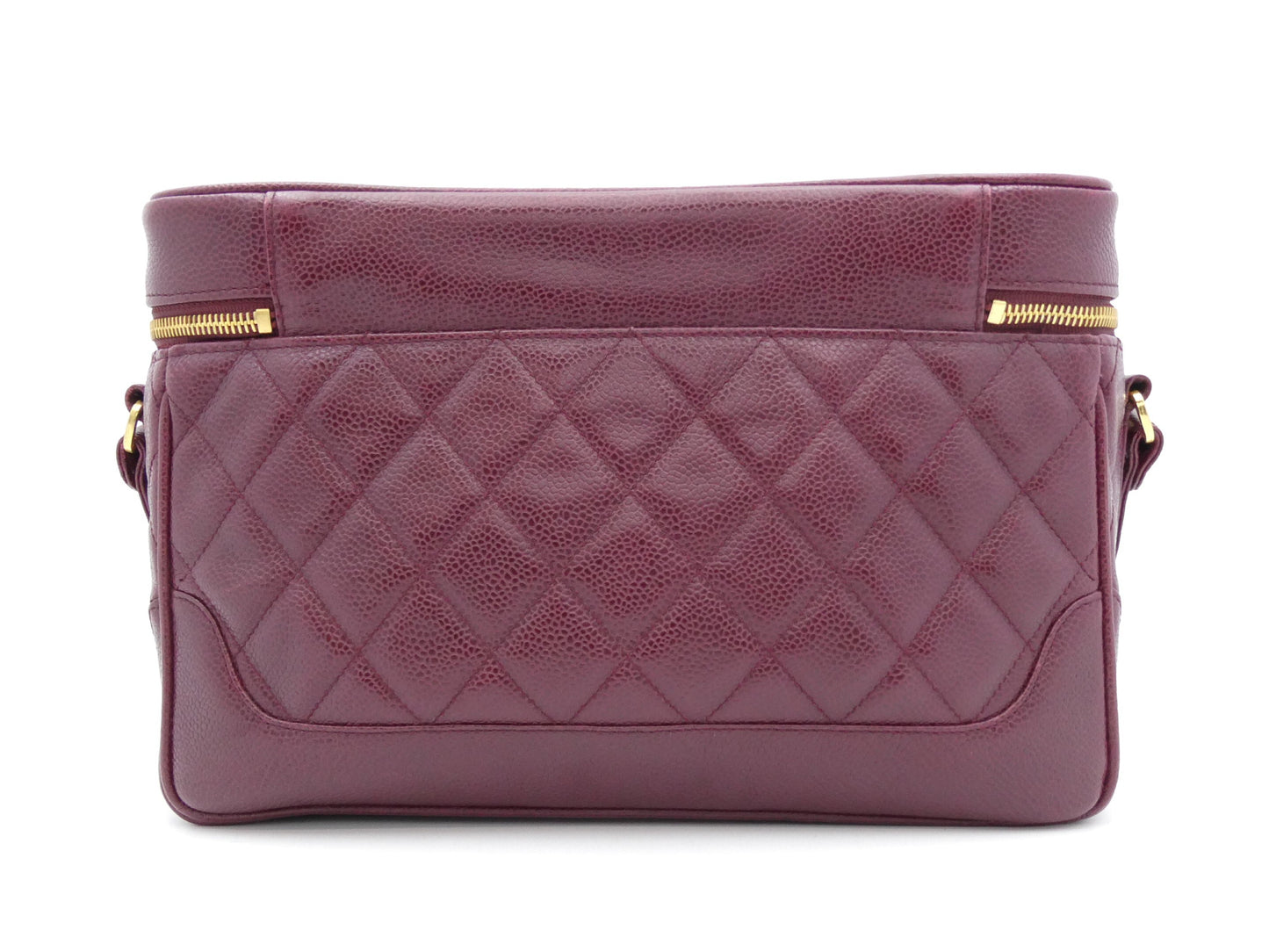 CHANEL Matelasse Caviar Skin Coco Mark Chain Shoulder Bag