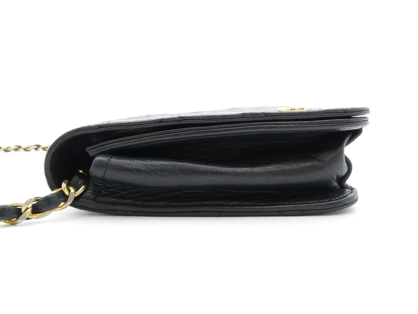 CHANEL Matelasse Coco Mark Lambskin Chain Shoulder Bag