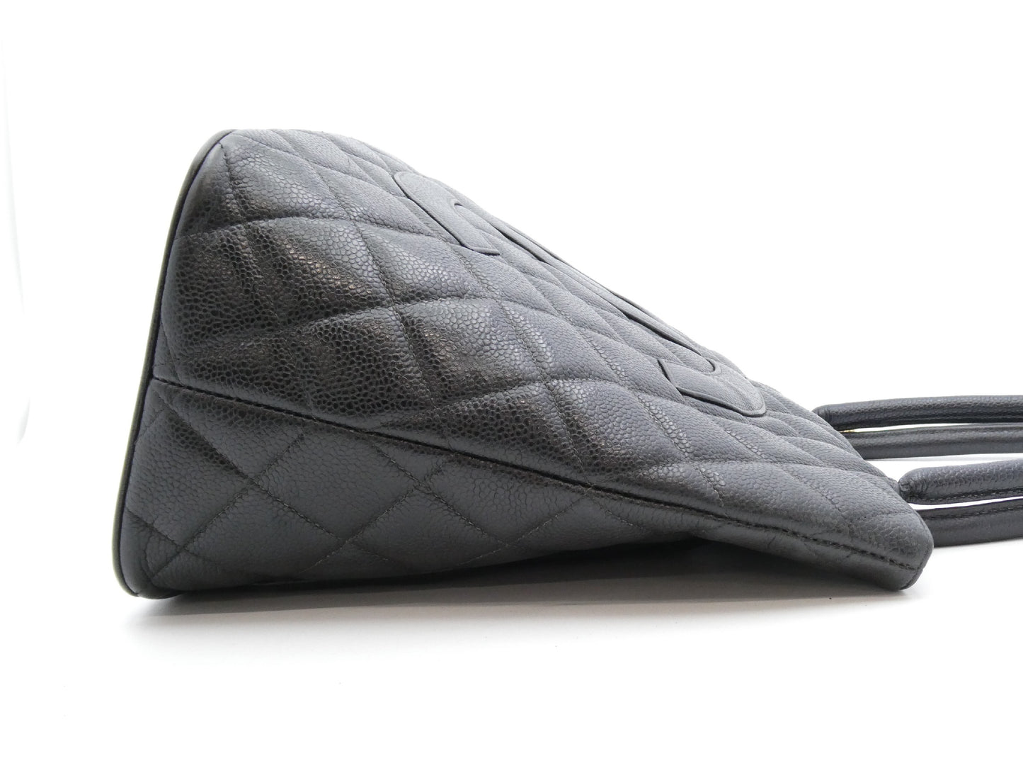 CHANEL Reissue Tote Bag Caviar Skin Coco Mark