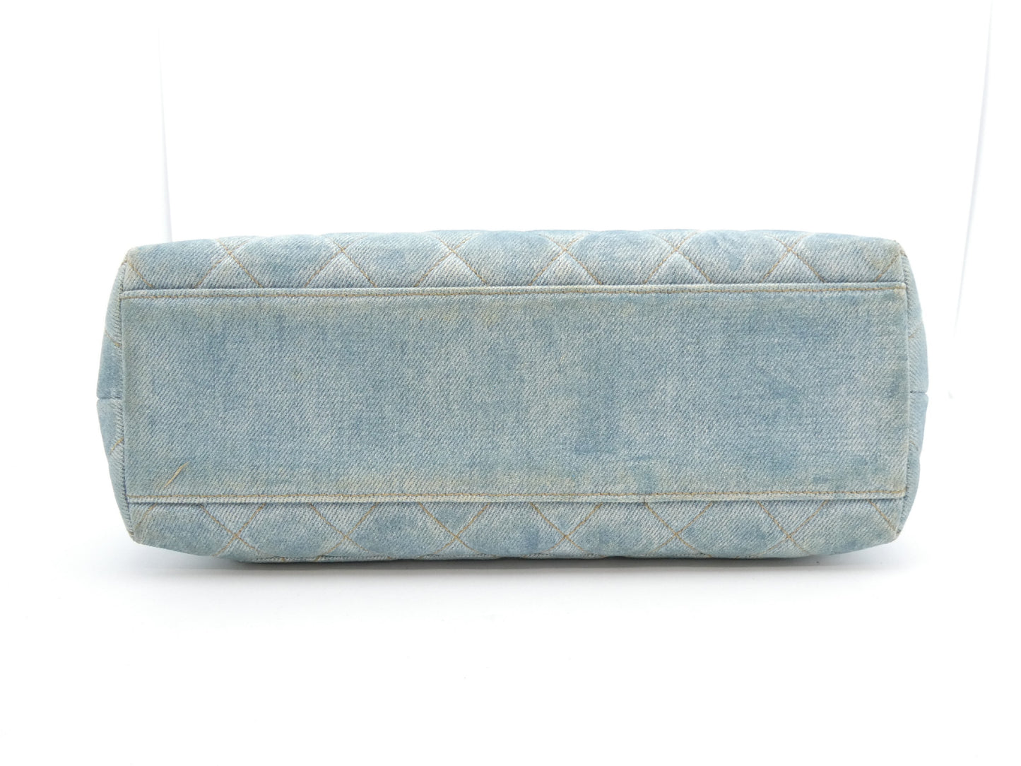 CHANEL Matelasse Denim Coco Mark Handbag