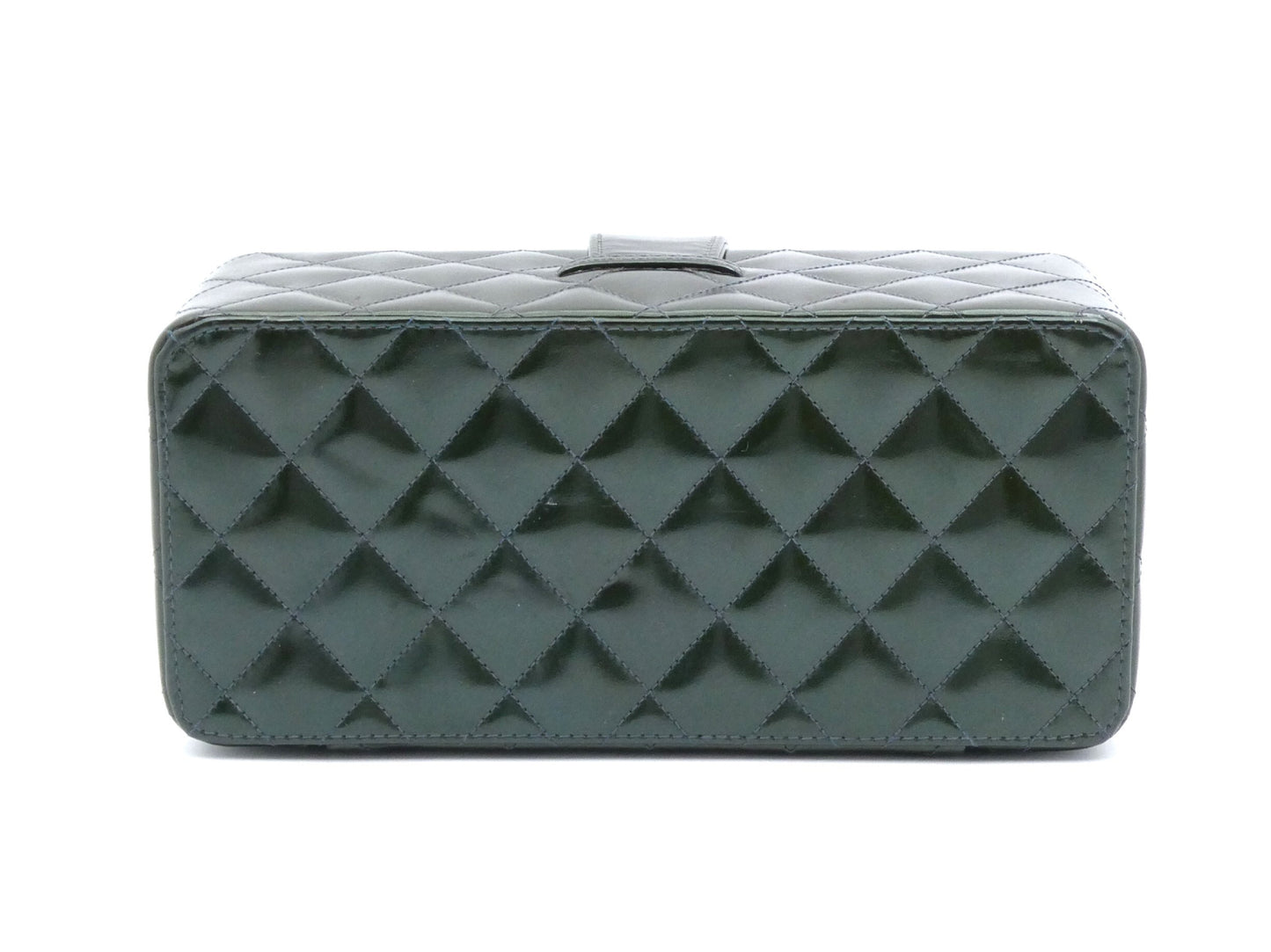 CHANEL Matelasse Enamel Coco Mark Chain Vanity Bag