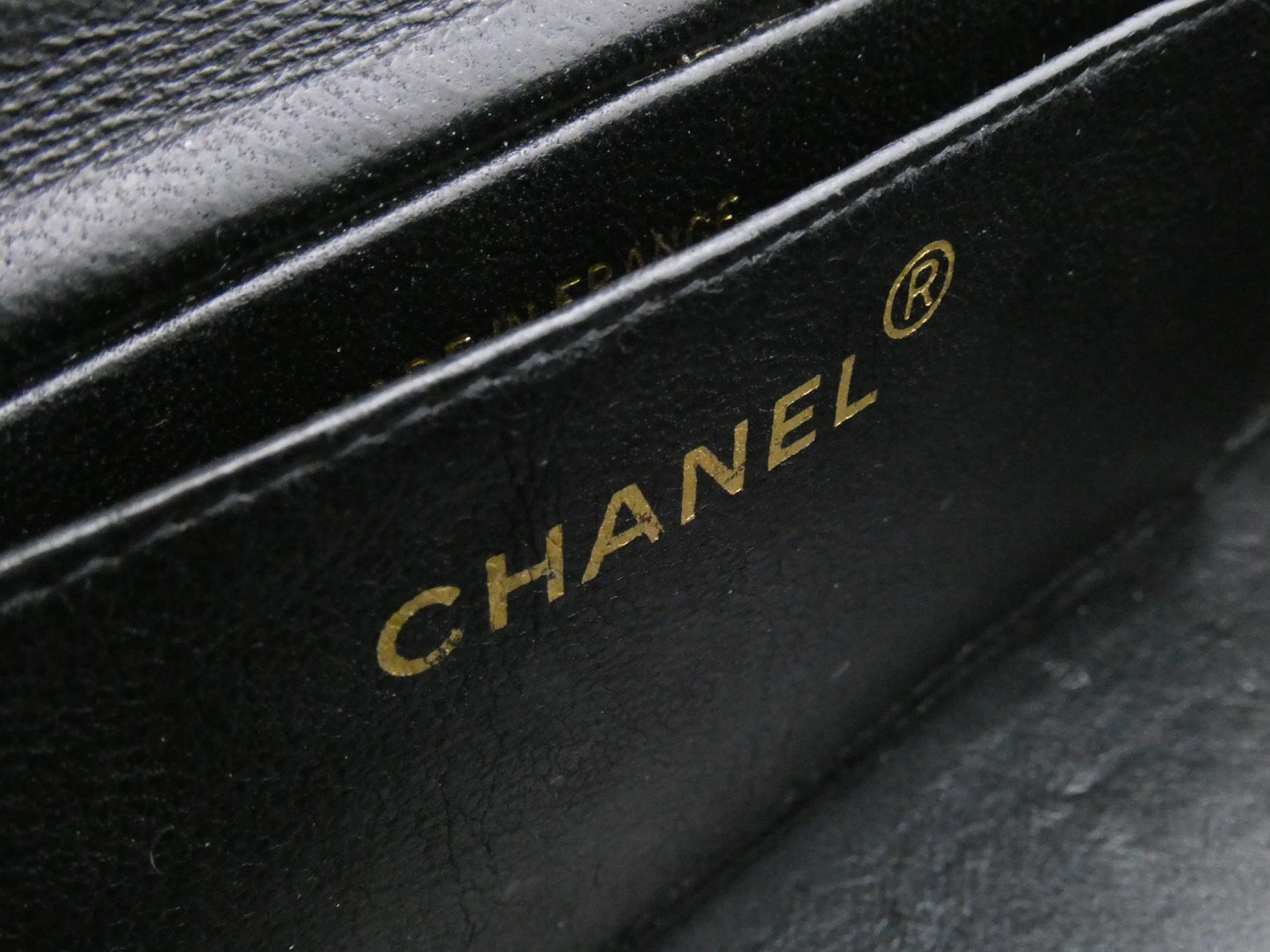 CHANEL Matelasse Enamel Coco Mark Chain Vanity Bag